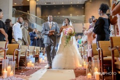 Atrium wedding ceremony