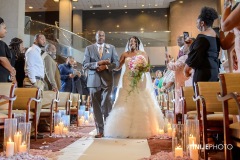 Atrium wedding ceremony