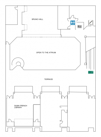 Harbert Center 2nd floor Diagram